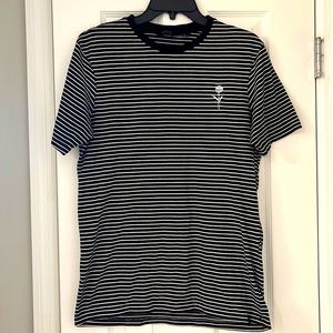 Striped Rose Detail Tee